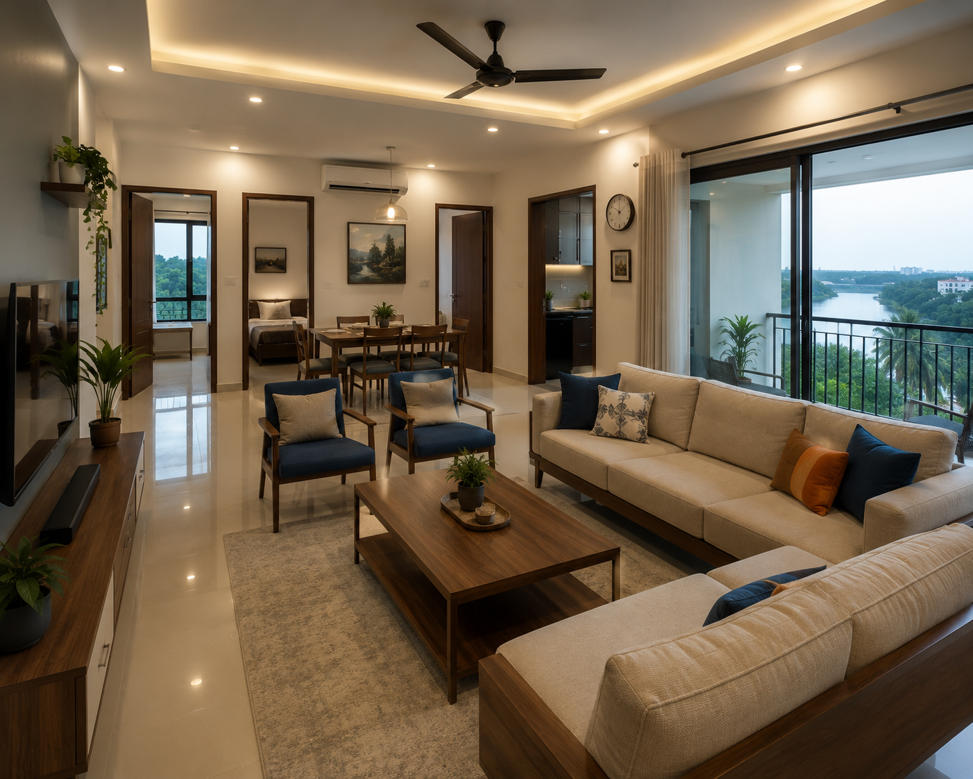 3 BHK Flat for Rent in Panampilly Nagar — photograph 2
